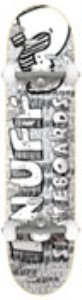 Primitive Grey Complete Skateboard