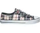 Prison Issue #23 (Plaid Skulls) Blk/Charcoal/Amrcn Beauty Shoe