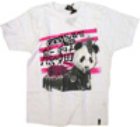 Punk Panda White S/S T-Shirt