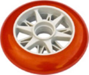 Red 6 Spoke Scooter Wheel