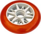 Red 6 Spoke Scooter Wheel