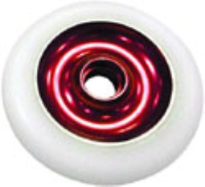 Red Aluminium Hub Scooter Wheel