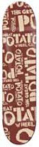 Red Potato Logo Skateboard Deck