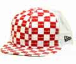 Red Square Mesh New Era Cap