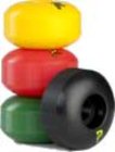 Refreshers Rasta Mix 53Mm Skateboard Wheels