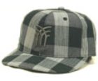 Rilla Black Check Cap