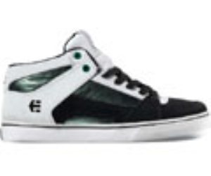 Rvm White/Black/Green Womens Shoe