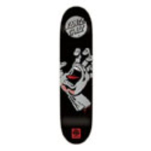 Screaming Hand Black Skateboard Deck