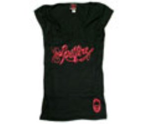 Script Girls V-Neck S/S Tee