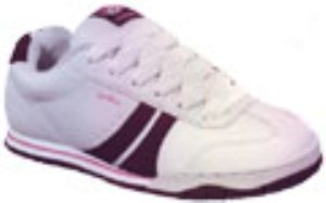 Sedona White/Burgundy Womens Shoe