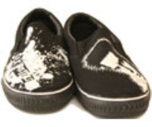 Sex Pistols Sid Vicious Slip On Black/White Shoe