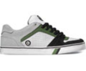 Sheckler 2 White/Black/Green Shoe