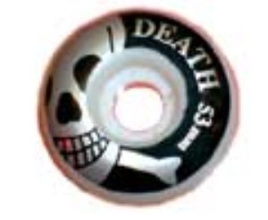 Silver Skulls Skateboard Wheels