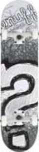 Sketchy Grey Complete Skateboard