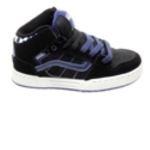 Skink Mid Black/Patriot Blue Kids Shoe Ipd1ks