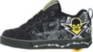 Slash Black Kids Heely Shoe