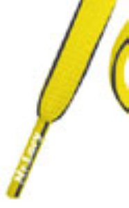 Slimmies 2 Tones Yellow/Black Laces