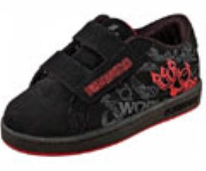 Smith Jr Black/Red Kids Shoe