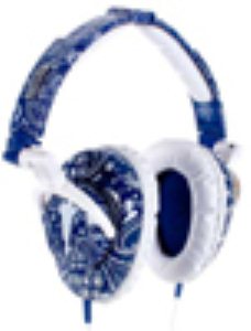 Snoop Dogg Paisley Blue Skullcrusher Headphones