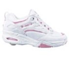 Sparkle Kids White/Pink Heely Shoe