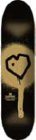 Spray Heart Black/Gold Skateboard Deck