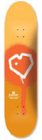 Spray Heart Original Orange Skateboard Deck