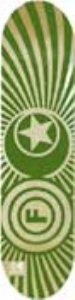 Spun Out Green Skateboard Deck