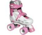 Storm White/Pink Quad Roller Skates