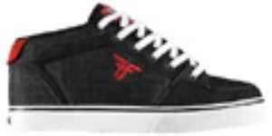 T-Guns Mid Black Denim/Red Shoe