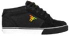 T-Guns Mid Black/Rasta Fade Shoe