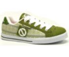 The Greek Green/White/Burgendy Shoe