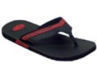 The Tally Black/Red Sandal