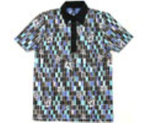 Tiled S/S Polo Shirt