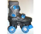 Trans 400  Grey/Blue Quad Roller Skates