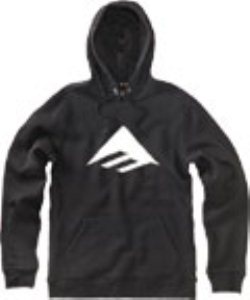 Triangle Solid Black Hoody