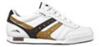 Trifecta Ho White/Brown Leather Shoe