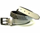 Triple Mini White With Gradient Studs Belt