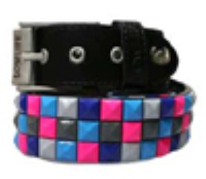 Triple S Black With Multicoloured Studs Belt