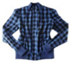 Tulip Blue Plaid Jacket