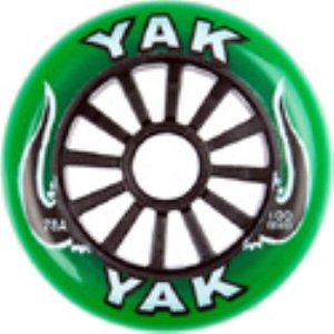 Ultra High Rebound Green/Black 100Mm/78A Scooter Wheels
