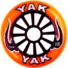 Ultra High Rebound Orange/Black 100Mm/78A Scooter Wheels