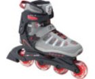 Urban Pulse Grey/Red Recreational Inline Skate