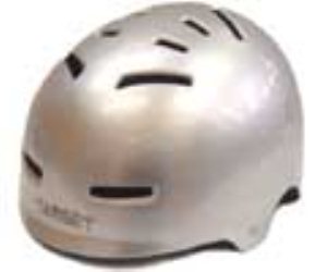 V2 Metallic Silver Helmet