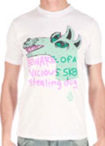 Vicious Dog White S/S Tee