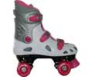 Vt06 Kids White/Pink Quad Roller Skates