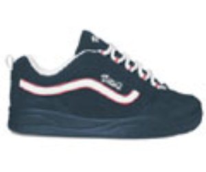 Wesley Navy/Claret Red Womens Shoe