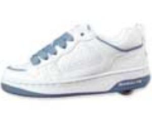 Whirl White/Light Blue Heely Shoe