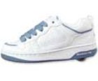 Whirl White/Light Blue Heely Shoe