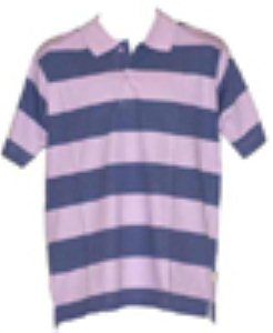 Wide Stripe S/S Polo Shirt