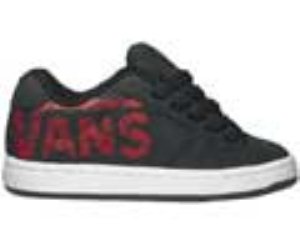 Widow (Bandana Vans) Black/Red Kids Shoe De333q